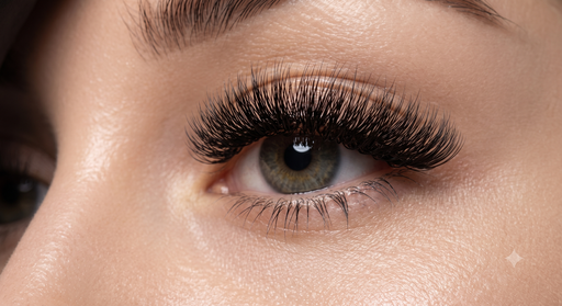 Volume lashes, very dense